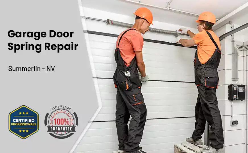 Garage Door Spring Repair Summerlin - NV 