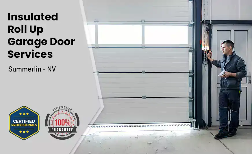 Insulated Roll Up Garage Door Summerlin - NV 