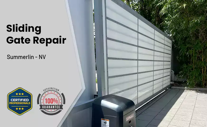 Sliding Gate Repair Summerlin - NV 