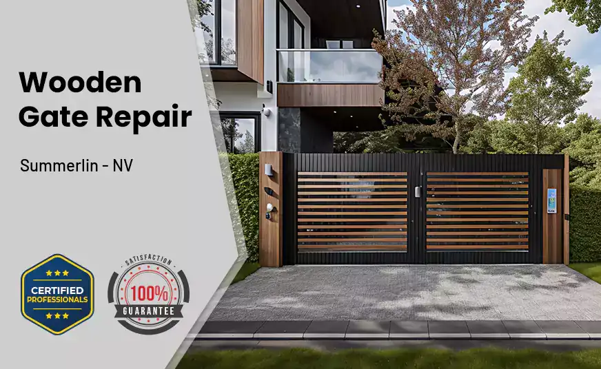 Wooden Gate Repair Summerlin - NV 